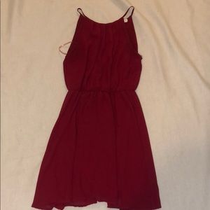 Maroon dress